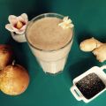 Smoothie poire gingembre aux graines de chia