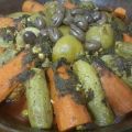 Tajine de lotte marocaine aux olives Kalimata