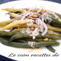SALADE DE HARICOTS VERTS ET JAUNES, VINAIGRETTE[...]