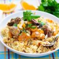 Couscous d’agneau aux fruits secs à la cannelle