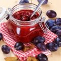 Confiture de prunes allégée