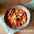 Curry d'aubergines et lentilles corail