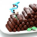 Tas de bûches de Noël