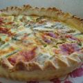 Tarte aux asperges et fromage de chèvre