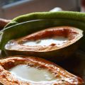 Papayes cuites au four avec une crème de noix[...]