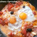 Poêlée de tomates au fromage de brebis et œufs[...]