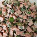 Salade de cervelas au poivre: garniture sandwich