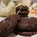 Cookies chocolat et violette