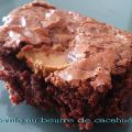 Brownie au beurre de cacahuète