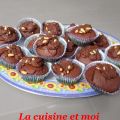 Muffins de chocolat & pignons de pin