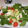Salade aux pousses d'épinard