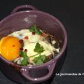 Oeufs cocotte aux champignons