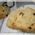 Pain-cake aux raisins sans gluten