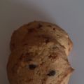 Cookies aux pépites de chocolat et nougatine.