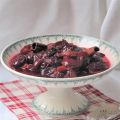 Compote de quetsches au vin épicé