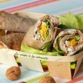 Wraps de sarrasin fromage aux noix et jambon de[...]