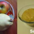 Compote d'automne (coing, banane, poire, pomme)