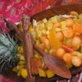Salade de fruits frais aux saveurs épicées,[...]