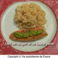 Filet de rouget et sa sauce pesto
