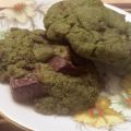 Biscuits au matcha et aux morceaux de chocolat