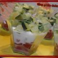 Verrines fraîcheurs: tomates, fromage blanc,[...]