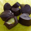 Chocolat noir fourré au citron
