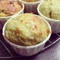 Muffins pesto et pignons de pins