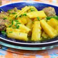 Tajine d’asperges au safran.