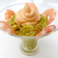 Verrine de concombre et avocat au pesto rosso,[...]