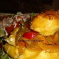 Gougères farcies aux cabillauds, oignons &[...]