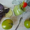 Gazpacho de tomates vertes, Recette Ptitchef