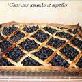 TARTE  AUX AMANDES  ET  MYRTILLES