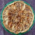 Tarte aux poires et noix