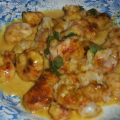 Langoustines au curry et coco (Prawns with[...]