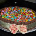 Gâteau Kit Kat et Smarties