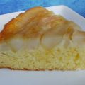 Gâteau renversé aux poires