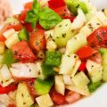 Salade de poivrons et pommes