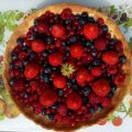 Tarte aux fruits rouges et mousseline vanille