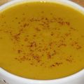 Velouté de potiron aux lentilles corail,[...]