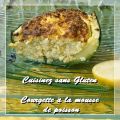 Courgettes à la mousse de poisson