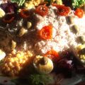 Recette de salade composée au riz, thon, oeufs[...]