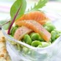Saumon « Gravlax » & salade de févettes