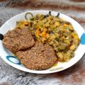Steak de kasha à la noisette et Ratatouille[...]