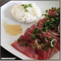 Sashimi de thon