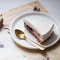 Cheesecake à la ricotta et coeur de cerises