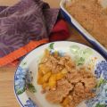 Crumble de mangue-vanille