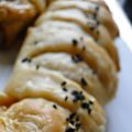 Feuilletés au poulet et poivron jaune
