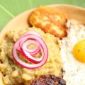 Purée de bananes plantain vertes (Mangú) comme[...]