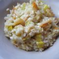 Risotto au haddock et au poireau