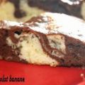 Gateau marbre chocolat banane, Recette Ptitchef